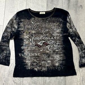 Twee Quirky Top Women’s Crop Graphic Vintage Style 2000s 90s Grunge indie sleaze